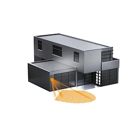 STEINEL IS 2160 ECO wall motion detector, 160°, up to 12 m, IP54, white — 606015