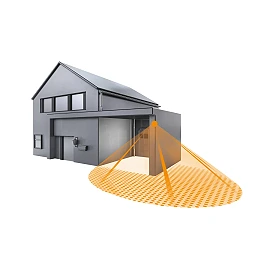STEINEL IS 240 DUO sienas kustības sensors, 240°, līdz 12 m, IP54, balts — 602819
