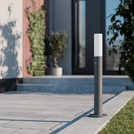 STEINEL GL 65 LED garden bollard without sensor, 8.5 W, 575 lm, 3000 K, IP44, anthracite — 069469