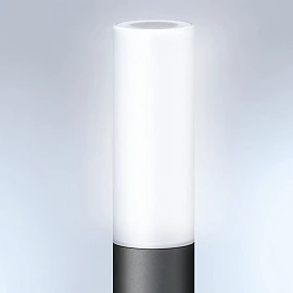 STEINEL GL 65 S dārza LED stabiņš ar sensoru, 8,7 W, 575 lm, 3000 K, IP44, antracīts — 069476