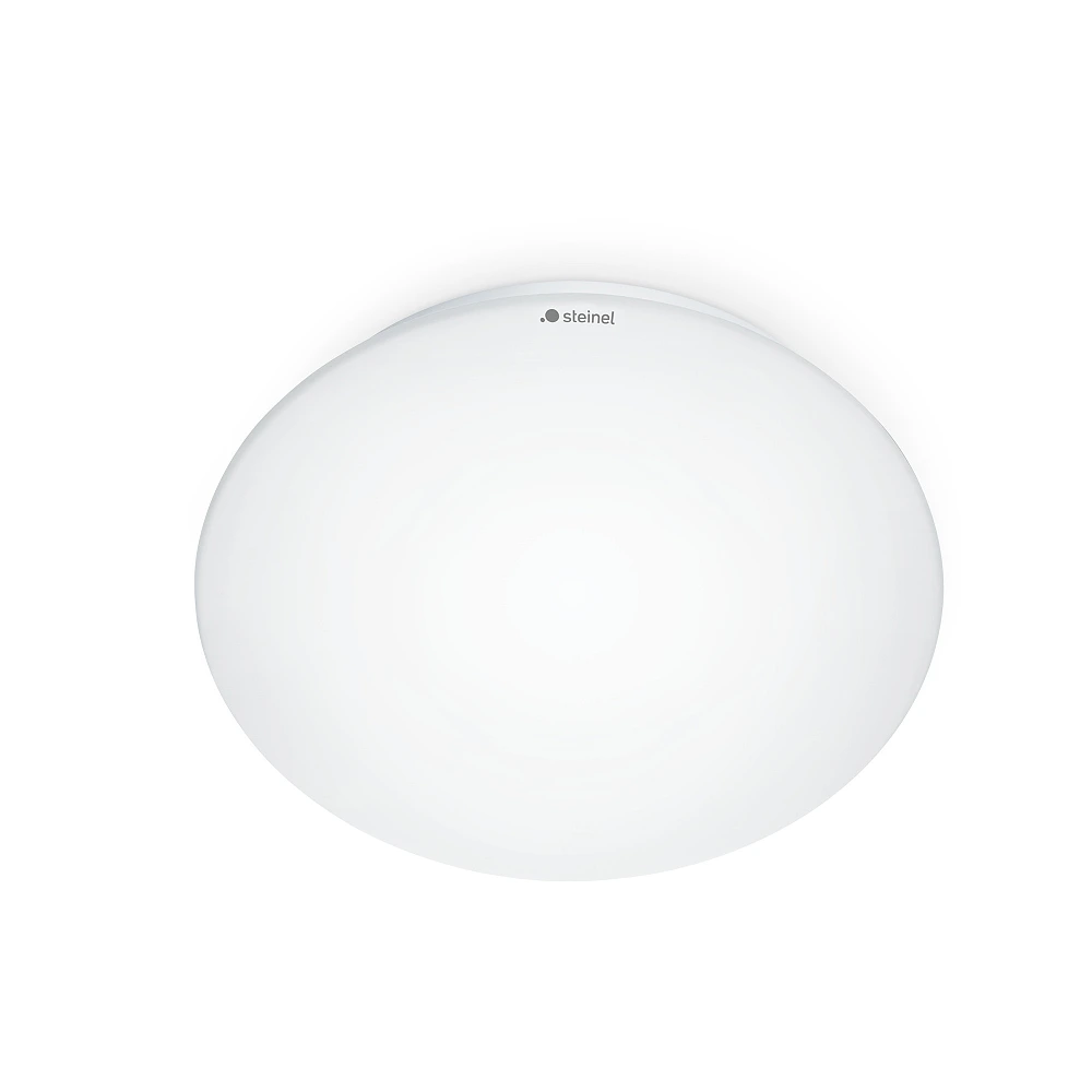 STEINEL RS 16 S Glass iekštelpu LED sensorplafons, 9,3 W, 918 lm, 3000 K, balts — 035105