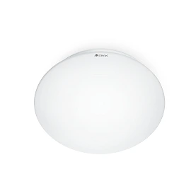 STEINEL RS 16 S Glass iekštelpu LED sensorplafons, 9,3 W, 918 lm, 3000 K, balts — 035105