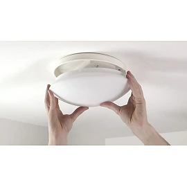 STEINEL RS 16 L S sienas un griestu sensorlampa, E27, maks. 60 W, IP44, balta — 738013