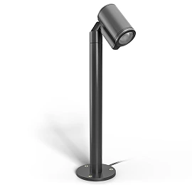 STEINEL Spot Way N path light with twilight switch, GU10, 3000 K, anthracite — 058678