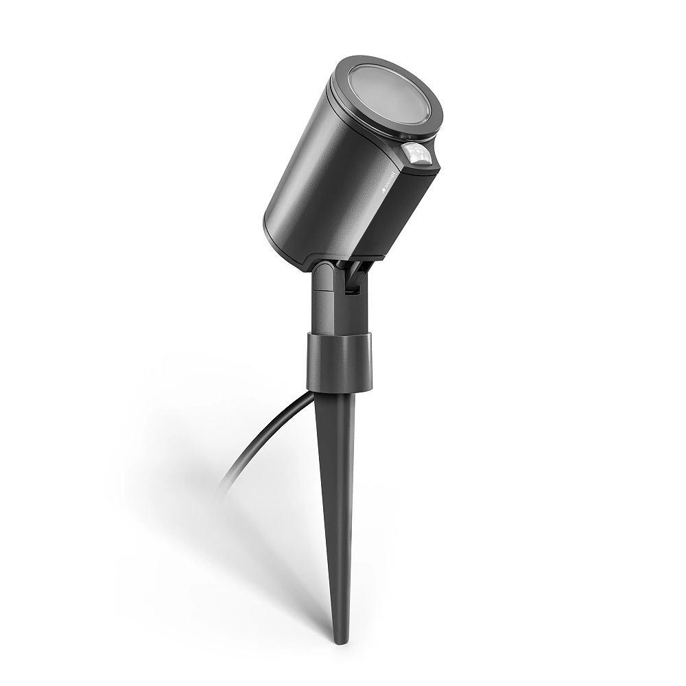 STEINEL Spot Garden SC dārza prožektors ar PIR sensoru un Bluetooth, GU10, 3000 K, antracīts — 058685