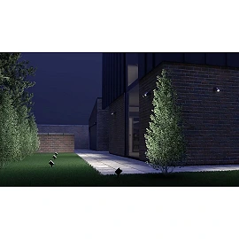 STEINEL Spot Garden SC dārza prožektors ar PIR sensoru un Bluetooth, GU10, 3000 K, antracīts — 058685