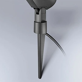 STEINEL Spot Garden N garden spotlight with twilight switch, GU10, 3000 K, anthracite — 058692