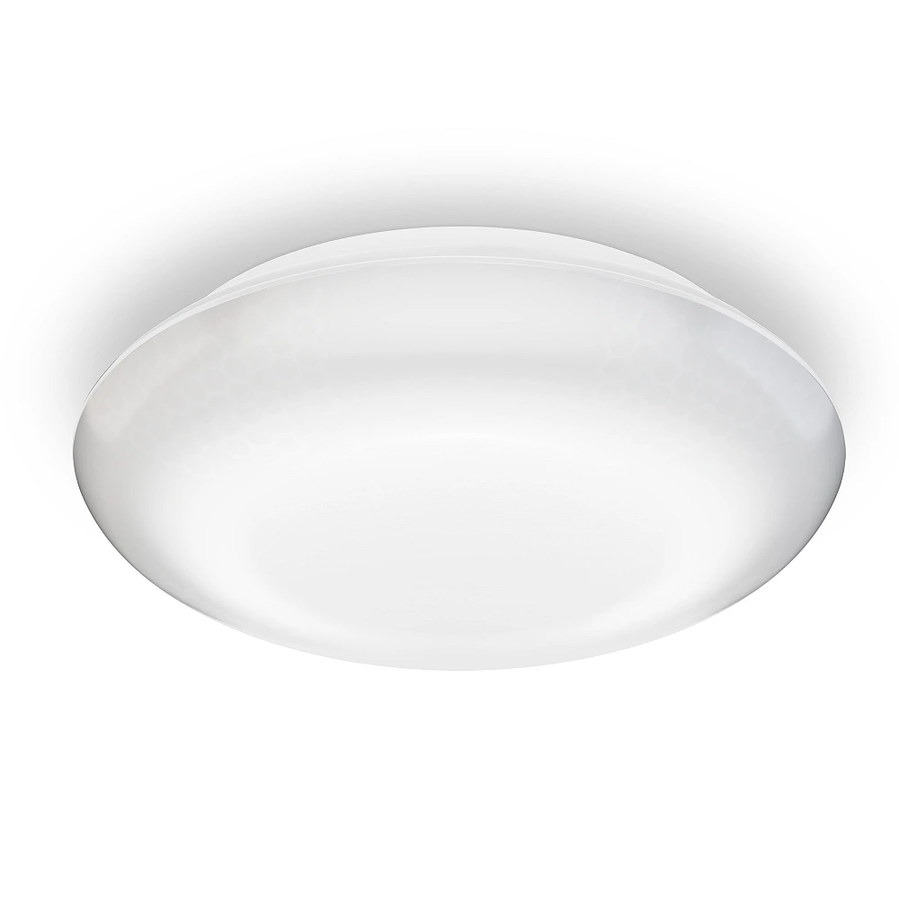 STEINEL DL Vario Quattro PRO S LED sensor ceiling light, 14 W, 1430 lm, 4000 K, white, IP54 — 068196
