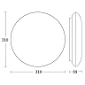 STEINEL DL Vario Quattro PRO S LED sensorplafons, 14 W, 1430 lm, 3000 K, balts, IP54 — 068202