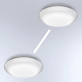 STEINEL DL Vario Quattro PRO S LED sensor ceiling light, 14 W, 1430 lm, 3000 K, white, IP54 — 068202
