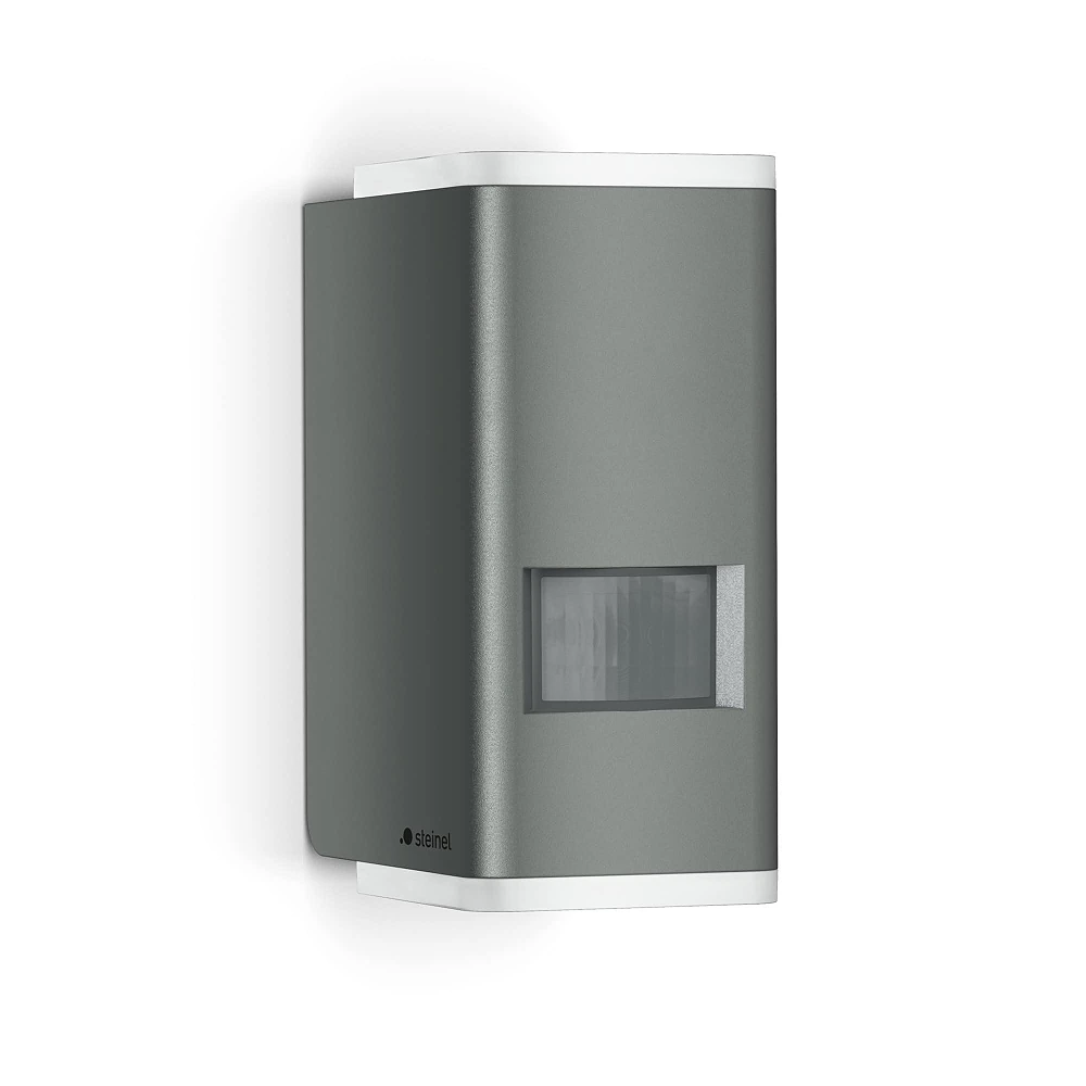 STEINEL L 930 S LED outdoor sensor wall light, 9.3 W, 457 lm, 3000 K, anthracite — 067199