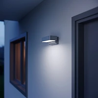 STEINEL L 800 SC LED āra sensorlampa, Bluetooth, 7,5 W, 466 lm, 3000 K, sudraba — 087555