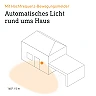 STEINEL L 820 SC LED āra sensorlampa ar mājas numuru, 9,8 W, 679 lm, 3000 K, antracīta — 065713