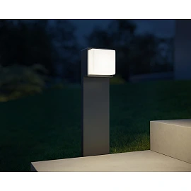 STEINEL GL 85 SC 900 LED garden sensor bollard, 9 W, 655 lm, 3000 K, 900 mm, anthracite — 078683