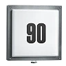 STEINEL L 690 S PMMA LED āra sensorlampa ar mājas numuru, 8,5 W, 700 lm, 3000 K, antracīta — 053000