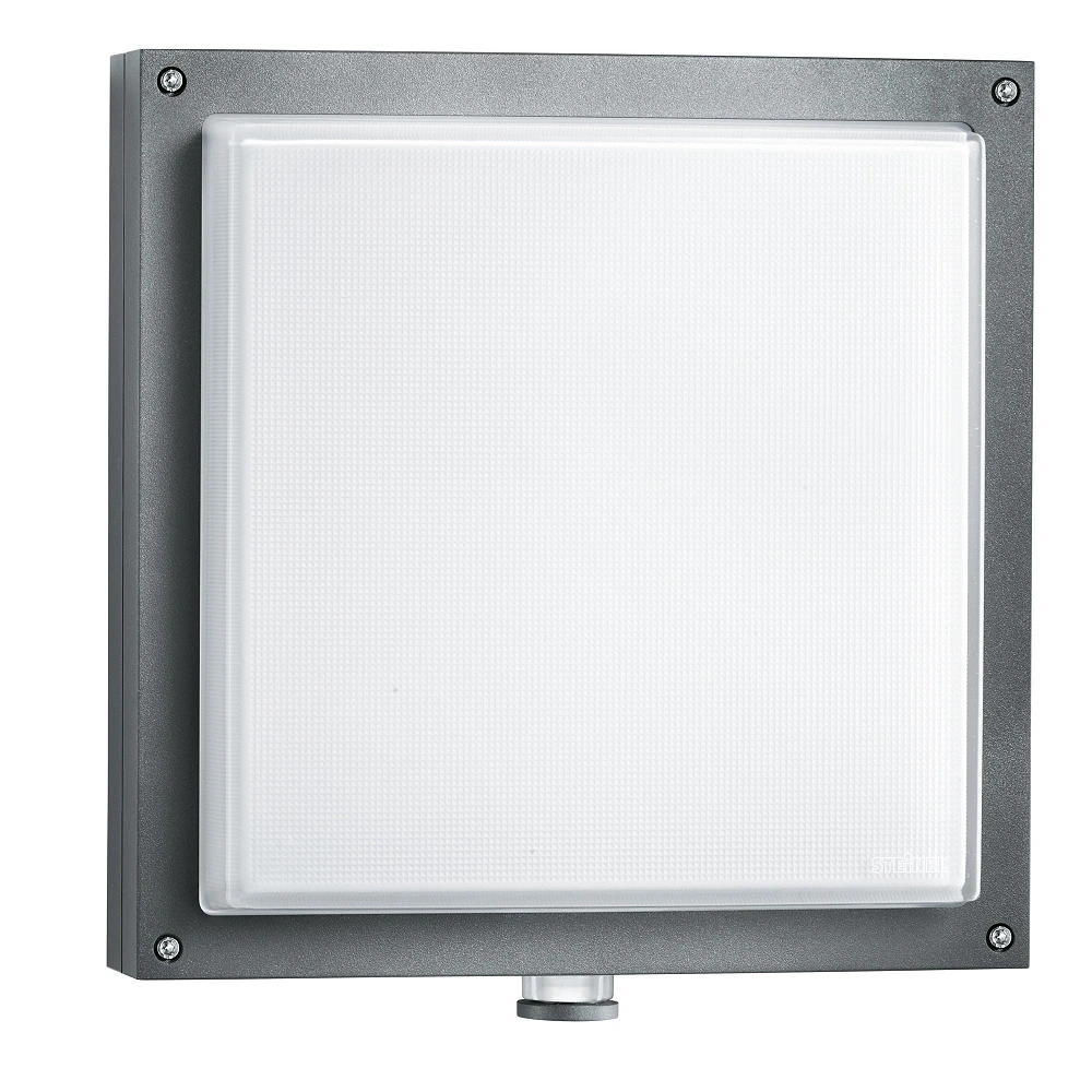 STEINEL L 690 S PMMA LED outdoor sensor house number light, 8.5 W, 700 lm, 3000 K, anthracite — 053000