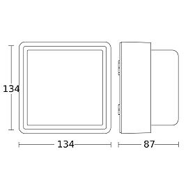 STEINEL L 845 SC LED outdoor sensor wall light, 9 W, 655 lm, 3000 K, anthracite — 078645
