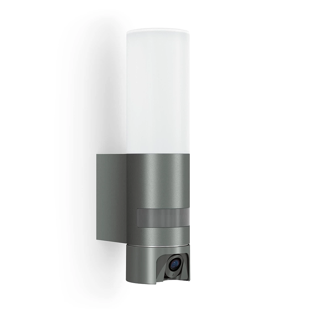 STEINEL L 625 CAM SC LED āra sensorlampa ar kameru, 14 W, 925 lm, 3000 K, antracīta — 092597