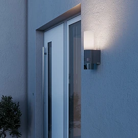 STEINEL L 625 CAM SC LED āra sensorlampa ar kameru, 14 W, 925 lm, 3000 K, antracīta — 092597