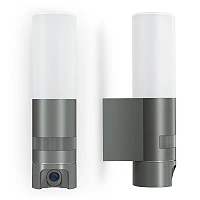 STEINEL L 625 CAM SC LED āra sensorlampa ar kameru, 14 W, 925 lm, 3000 K, antracīta — 092597