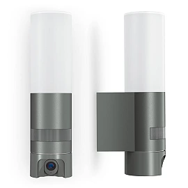 STEINEL L 625 CAM SC LED āra sensorlampa ar kameru, 14 W, 925 lm, 3000 K, antracīta — 092597