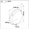 STEINEL L 330 S LED sienas sensorlampa, 8,4 W, 815 lm, 3000 K, antracīta — 053079