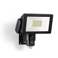 STEINEL LS 300 S LED outdoor floodlight with sensor, 29.5 W, 2704 lm, 4000 K, black — 067571