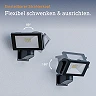 STEINEL LS 300 LED āra prožektors bez sensora, 29,5 W, 2704 lm, 4000 K, melns — 069230