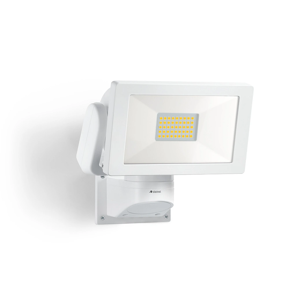 STEINEL LS 300 LED āra prožektors bez sensora, 29,5 W, 2704 lm, 4000 K, balts — 069247