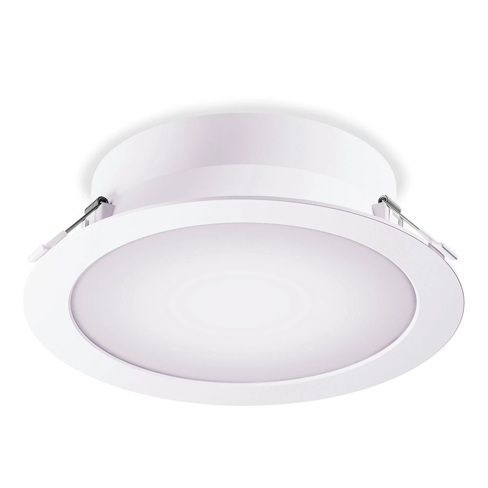 STEINEL RS PRO DL 200 SC recessed LED downlight, 17.3 W, up to 2170 lm, 3CCT, HF sensor, Bluetooth, IP54 (room side), white — 085292