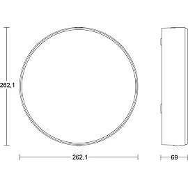 STEINEL RS PRO A20 SC LED sensor wall/ceiling light, Bluetooth, 12.4 W, 1427 lm, 3000 K, IP54, white — 088330