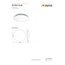 STEINEL RS PRO S10 SC PC LED sienas/griestu sensorlampa, Bluetooth, 9,1 W, 1044 lm, 4000 K, IP20, sudraba/balta — 081072