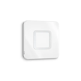 STEINEL RS M1 S LED sienas/griestu sensorlampa, 8,8 W, 759 lm, 3000 K, IP20, balta/tērauda — 052492