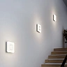 STEINEL RS M1 S LED sienas/griestu sensorlampa, 8,8 W, 759 lm, 3000 K, IP20, balta/tērauda — 052492