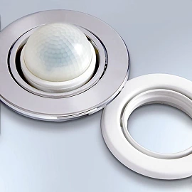 STEINEL IS D360 iebūvējams PIR kustības sensors, 360°, Ø16 m, IP20, balts — 601317