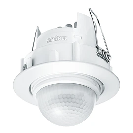 STEINEL IS D360 iebūvējams PIR kustības sensors, 360°, Ø16 m, IP20, balts — 601317