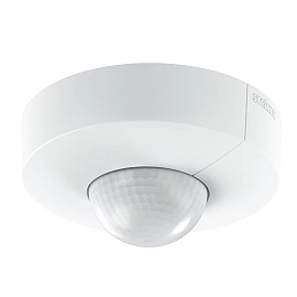 STEINEL IS 3360 griestu PIR klātbūtnes sensors, 360°, COM1, Ø40 m, IP54, balts
