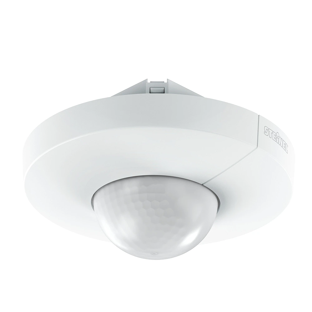 STEINEL IS 345 PIR kustību sensors gaiteņiem, 360°, līdz 23 × 6 m, balts