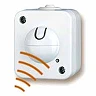 STEINEL HF 360 AP virsapmetuma HF kustību sensors, 360°, 1–8 m, IP54, pelēks — 751210