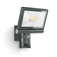 STEINEL XLED CAM 1 SC LED āra prožektors ar kameru un sensoru, Wi-Fi, 21 W, 2310 lm, 3000 K, IP44, antracīts — 065294