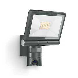 STEINEL XLED CAM 1 SC LED āra prožektors ar kameru un sensoru, Wi-Fi, 21 W, 2310 lm, 3000 K, IP44, antracīts — 065294