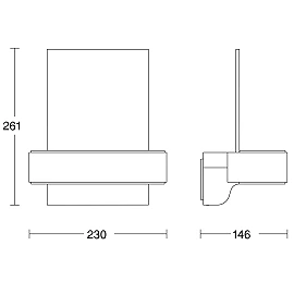 STEINEL L 820 S LED āra sienas sensorlampa ar mājas numura paneli, 9,8 W, 679 lm, 3000 K, IP44
