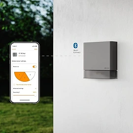 STEINEL IS 180 digi PIR kustību sensors, 180°, Bluetooth Mesh, IP54, antracīta — 067274