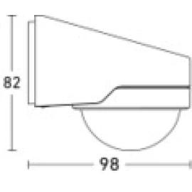 STEINEL MD IR N270 uDIM PIR motion sensor, 270°, Bluetooth Mesh, IP54, anthracite — 079857