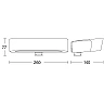 STEINEL L 710 S LED āra sienas sensorlampa, 8,3 W, 729 lm, 3000 K, IP44, antracīts — 053185