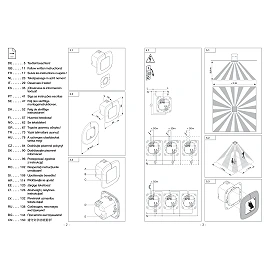 STEINEL IR Quattro SLIM XS 4m COM1 recessed ceiling presence sensor 360°, IP20, white (032951)