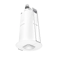 STEINEL IR Quattro MICRO 6m COM1 iebūvējams griestu klātbūtnes sensors 360°, IP65, balts (053789)