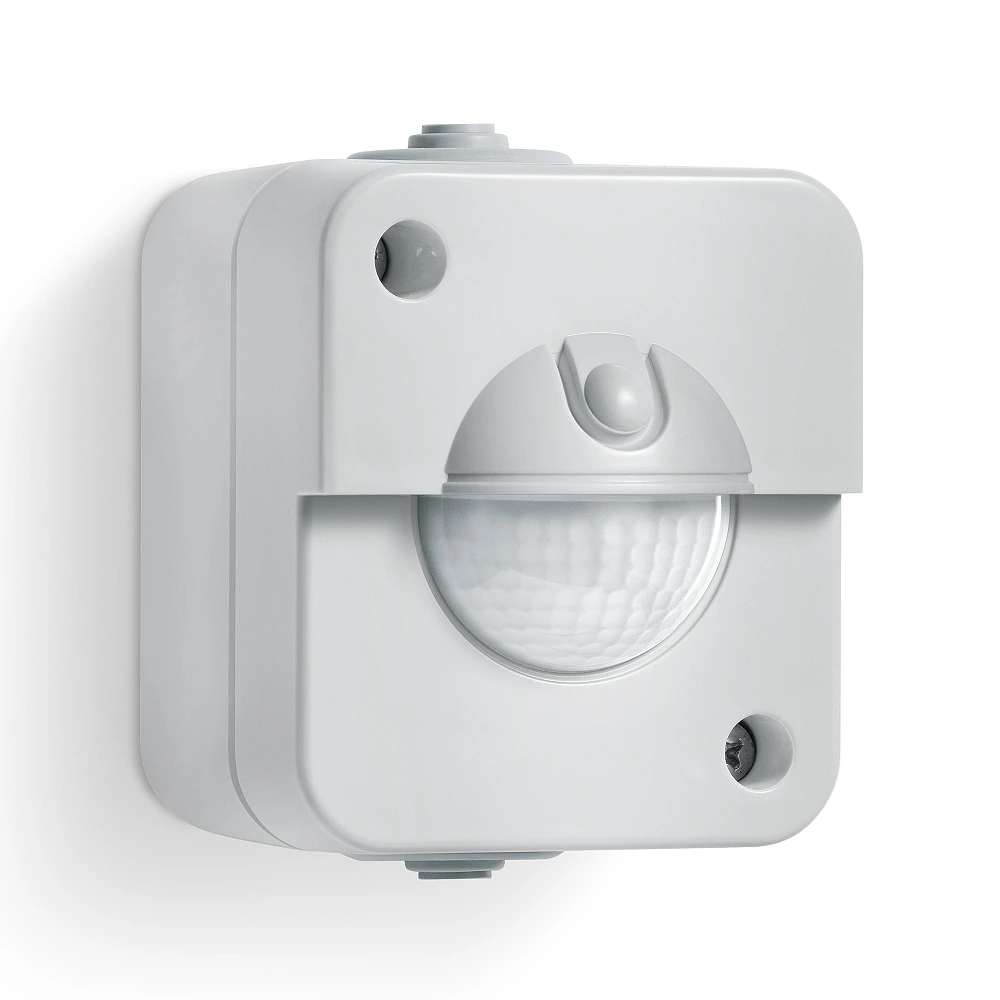 STEINEL IR 180 AP easy PIR sensorslēdzis, 180°, līdz 8 m, virsapmetuma, IP54, pelēks — 066048