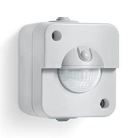 STEINEL IR 180 AP easy PIR sensorslēdzis, 180°, līdz 8 m, virsapmetuma, IP54, pelēks — 066048