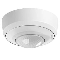 STEINEL MD-8 ECO COM1 AP griestu kustības sensors 360°, Ø8 m, IP54, balts (087791)